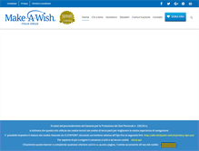 Tablet Screenshot of makeawish.it