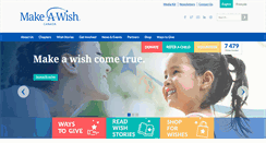 Desktop Screenshot of makeawish.ca